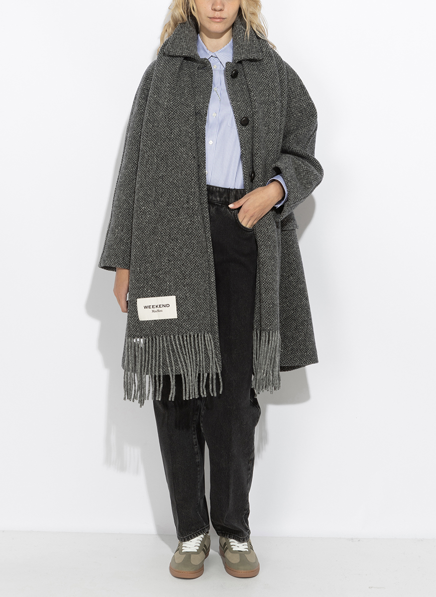 Палто от вълнен 'Tweed' Weekend Max Mara Wkdlatino