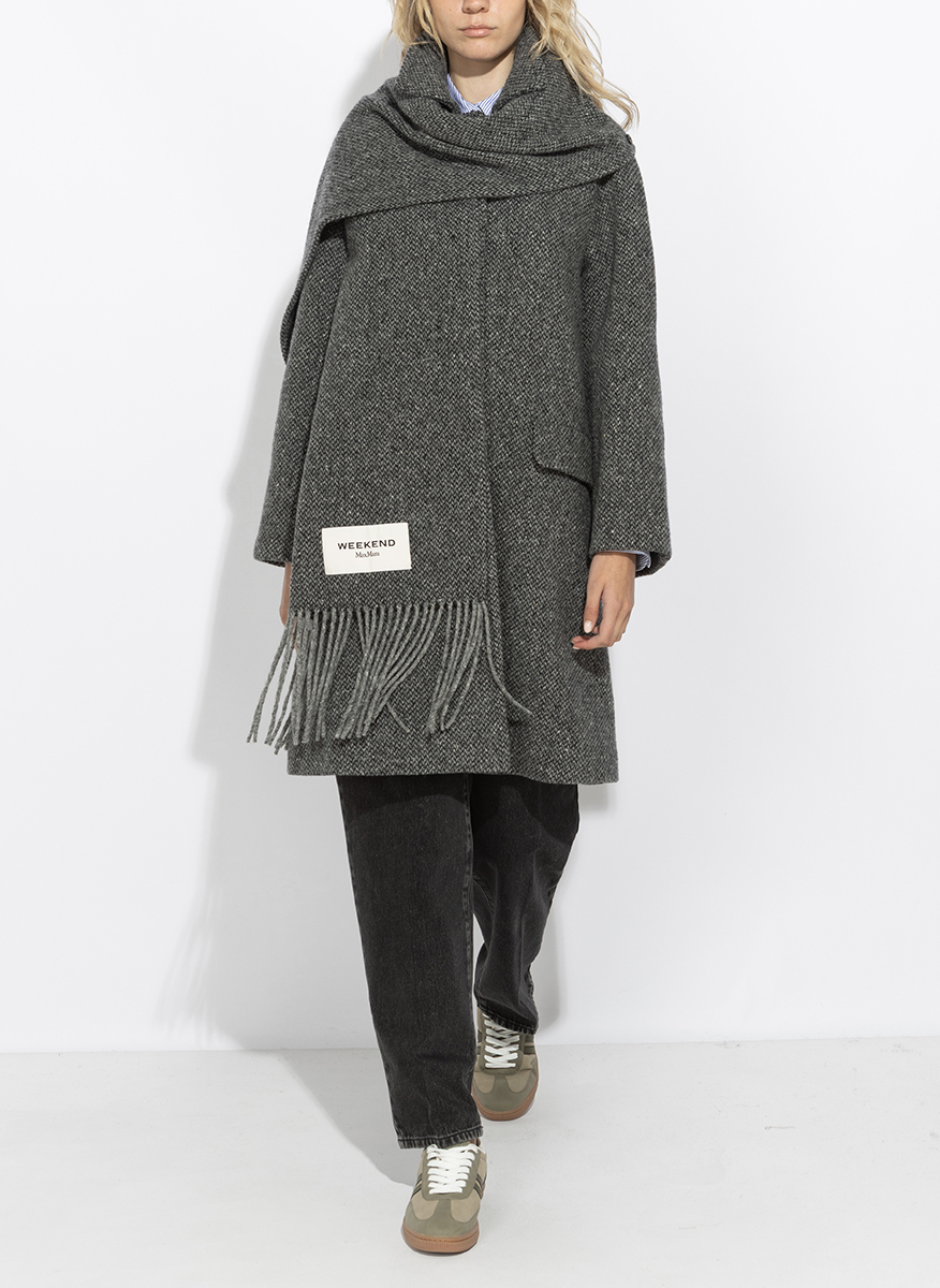 Палто от вълнен 'Tweed' Weekend Max Mara Wkdlatino