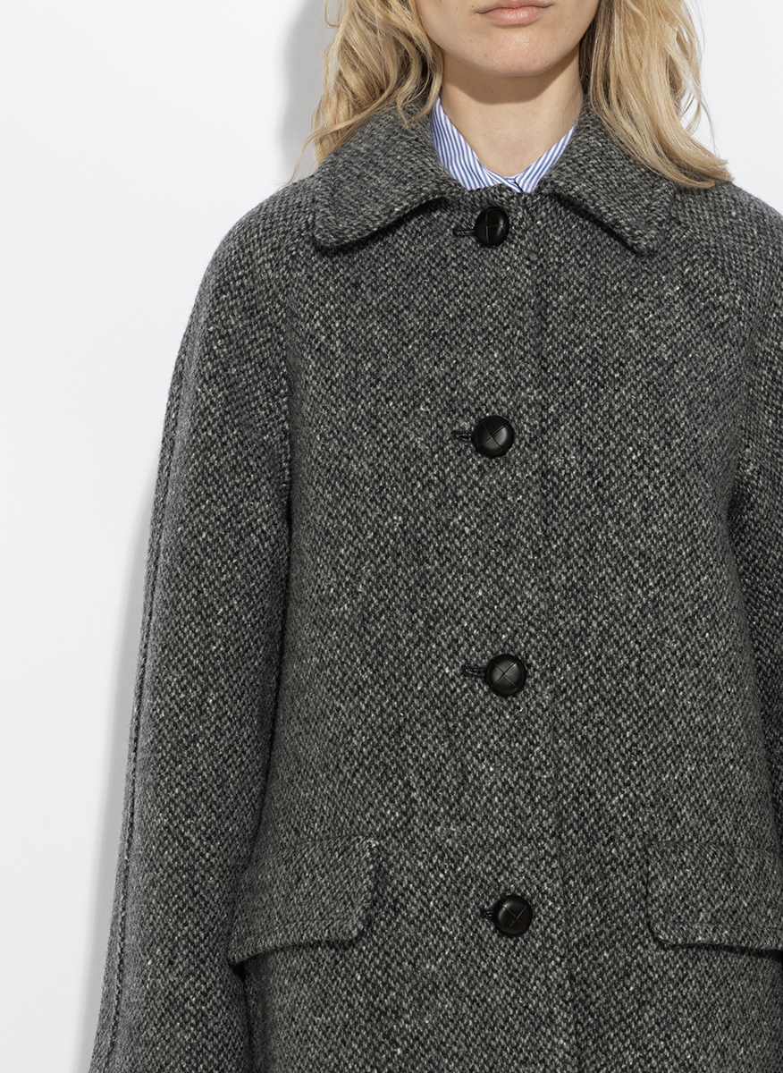 Палто от вълнен 'Tweed' Weekend Max Mara Wkdlatino