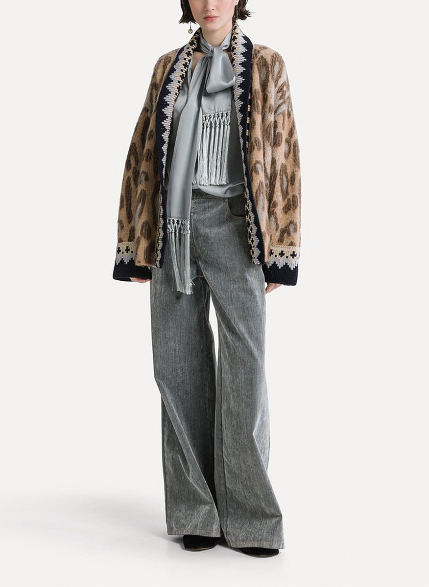 Широк деним 'Velvet look' forte_forte