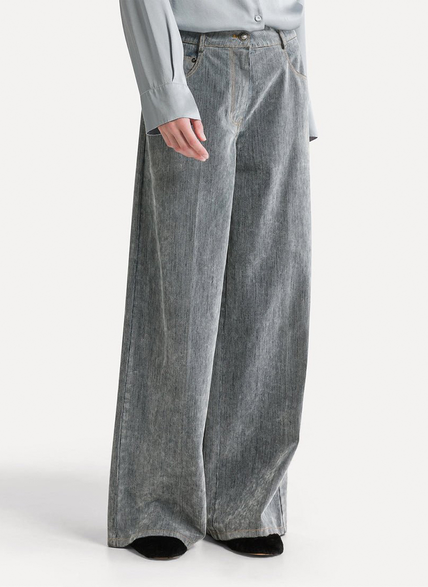 Широк деним 'Velvet look' forte_forte