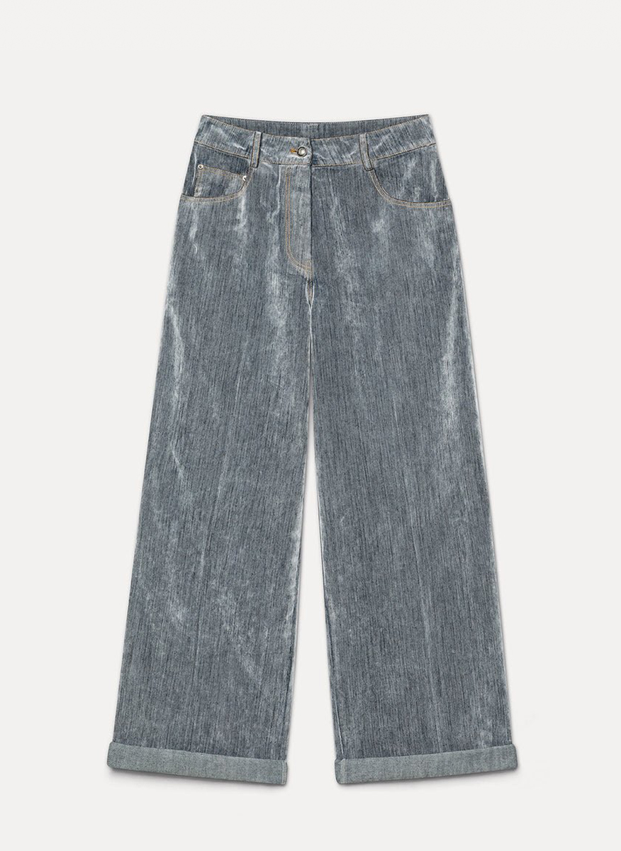 Широк деним 'Velvet look' forte_forte
