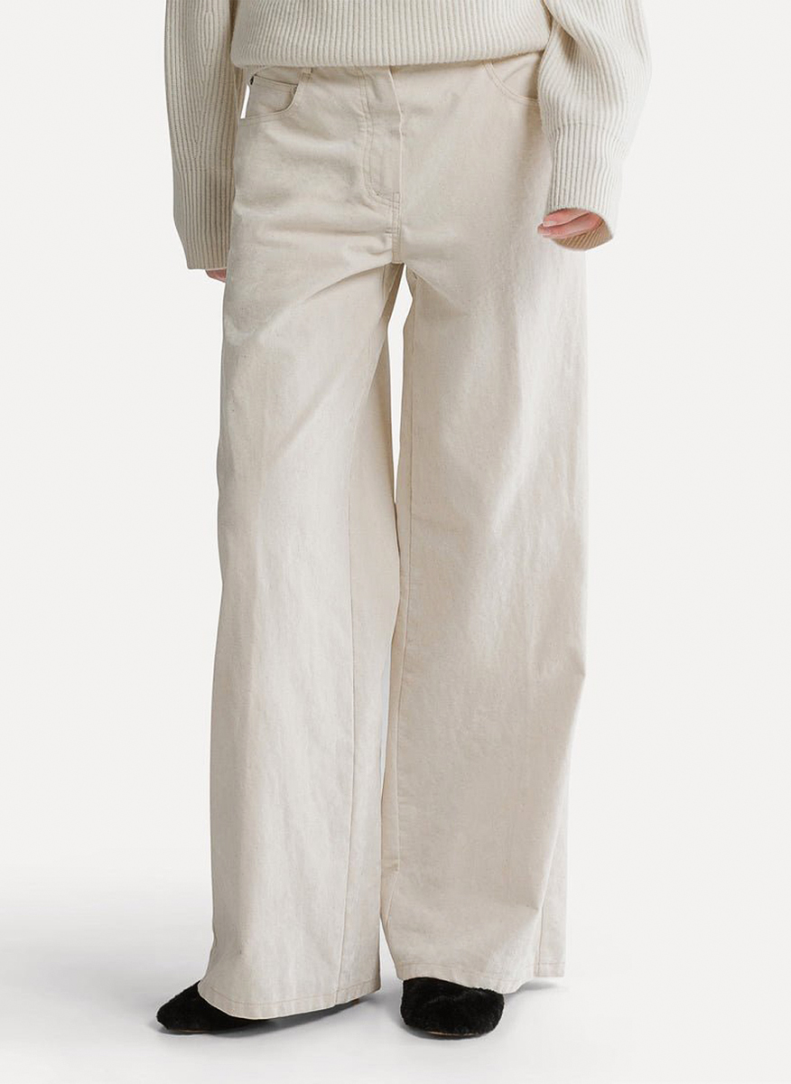Широк деним 'Velvet look' forte_forte