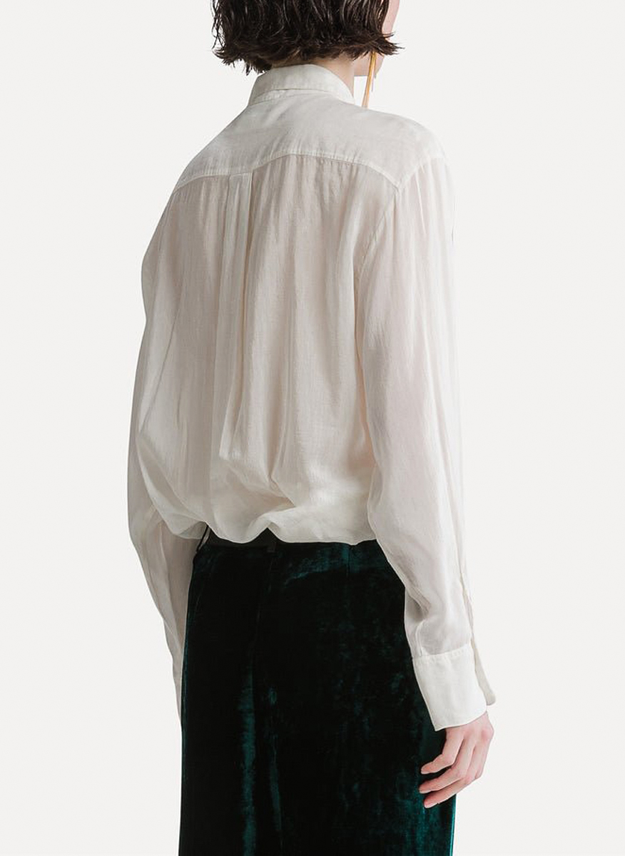 forte_forte silk blend shirt
