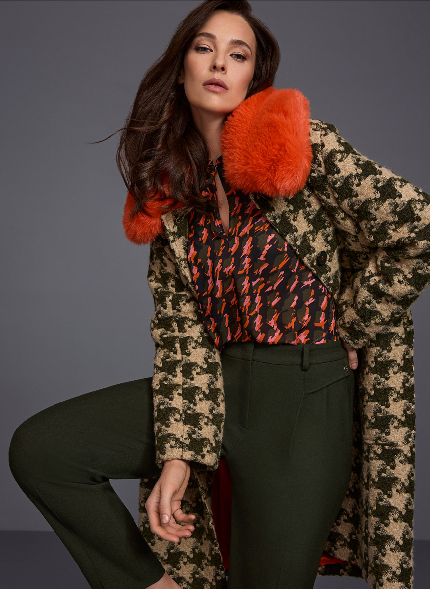Marc Cain Collections wool blend coat