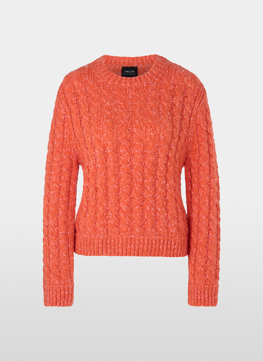 Пуловер с алпака 'Cable knit' Marc Cain Collections
