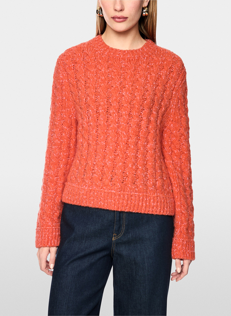 Пуловер с алпака 'Cable knit' Marc Cain Collections