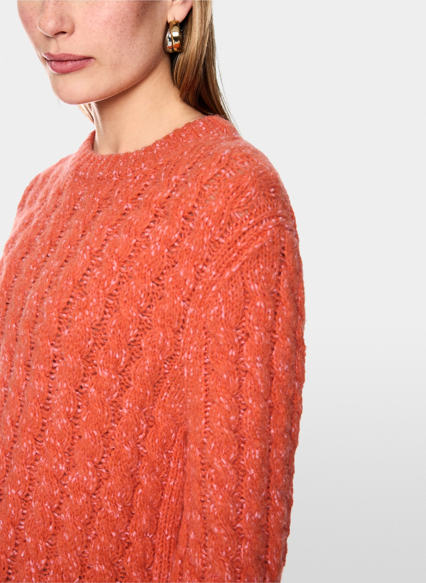 Пуловер с алпака 'Cable knit' Marc Cain Collections