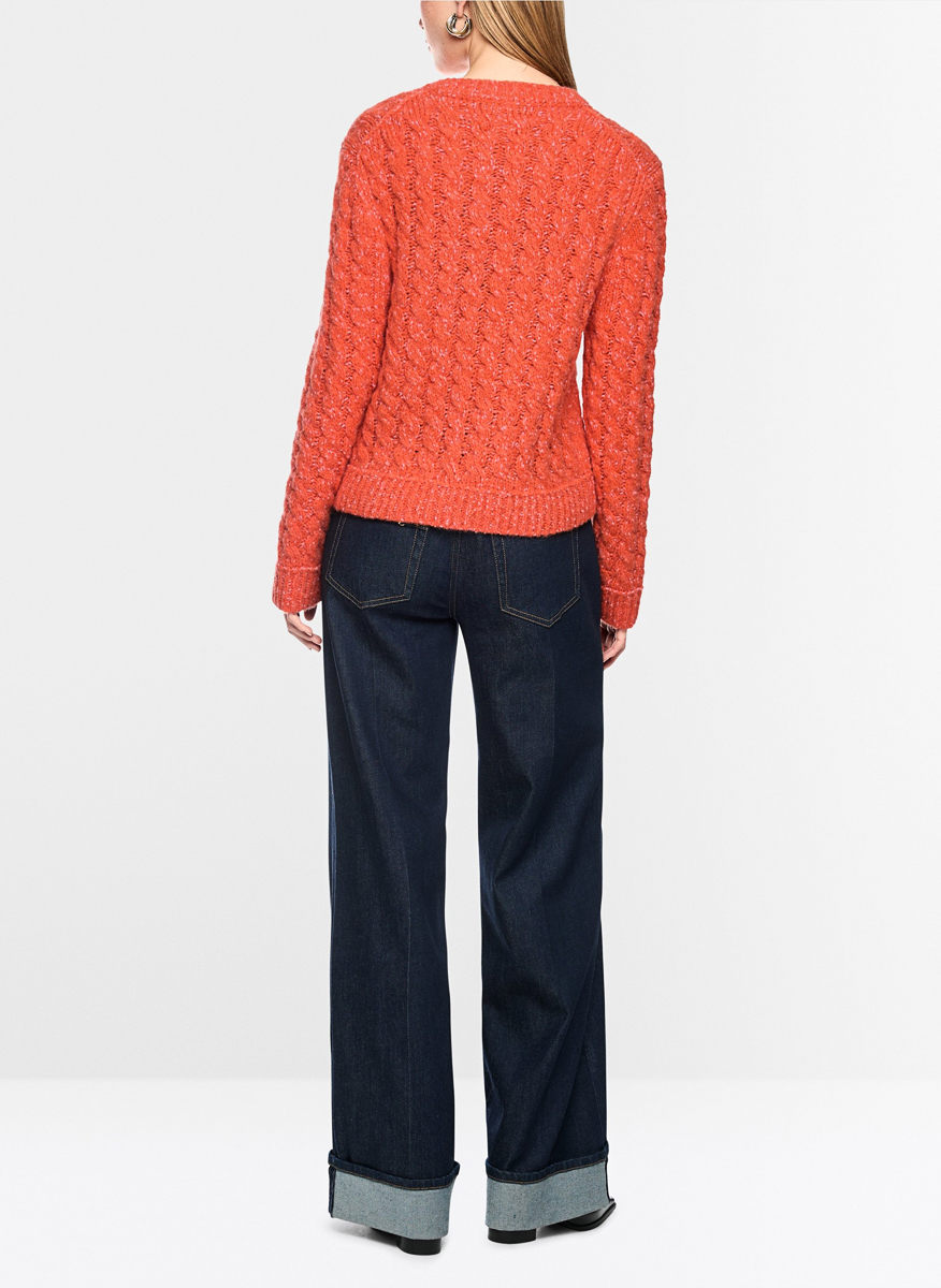 Пуловер с алпака 'Cable knit' Marc Cain Collections