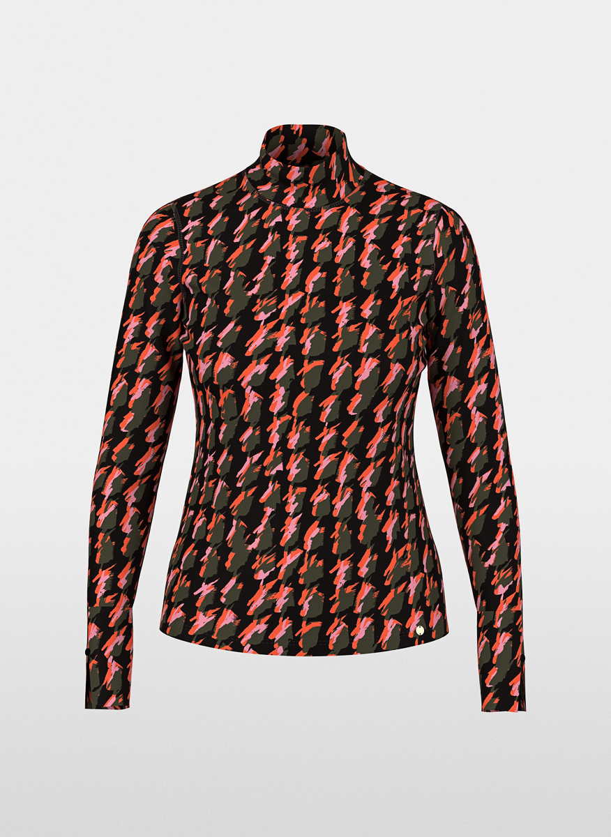 Блуза с принт 'Houndstooth' Marc Cain Collections