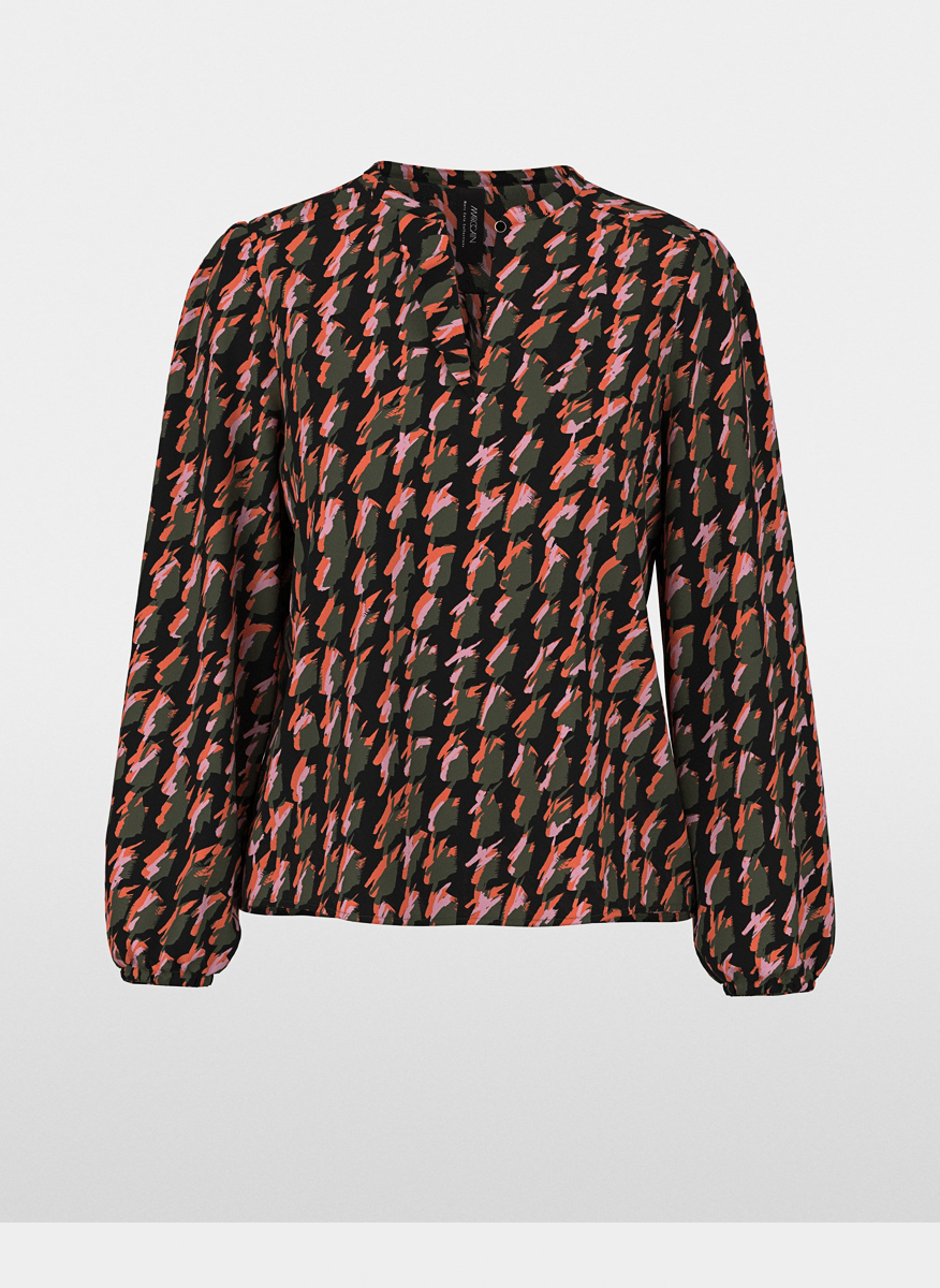 Блуза с принт 'Houndstooth' Marc Cain Collections