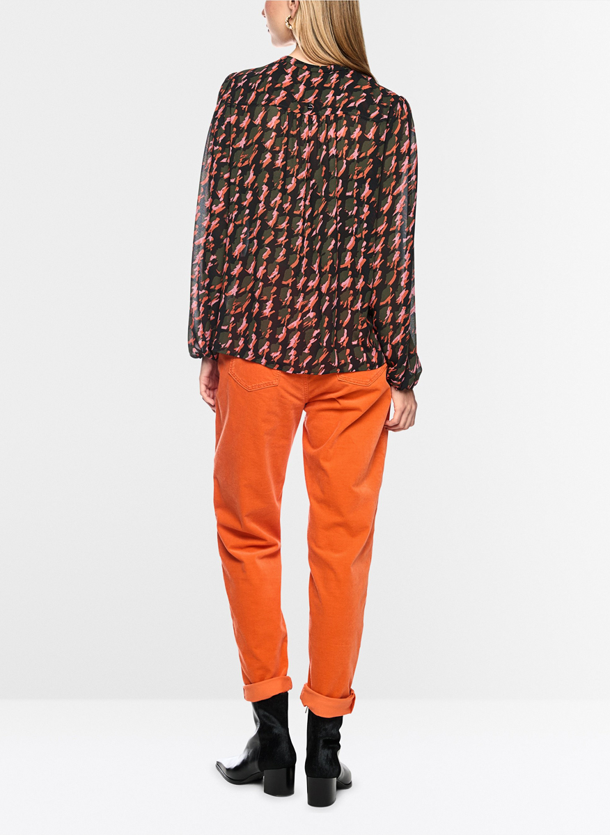 Блуза с принт 'Houndstooth' Marc Cain Collections