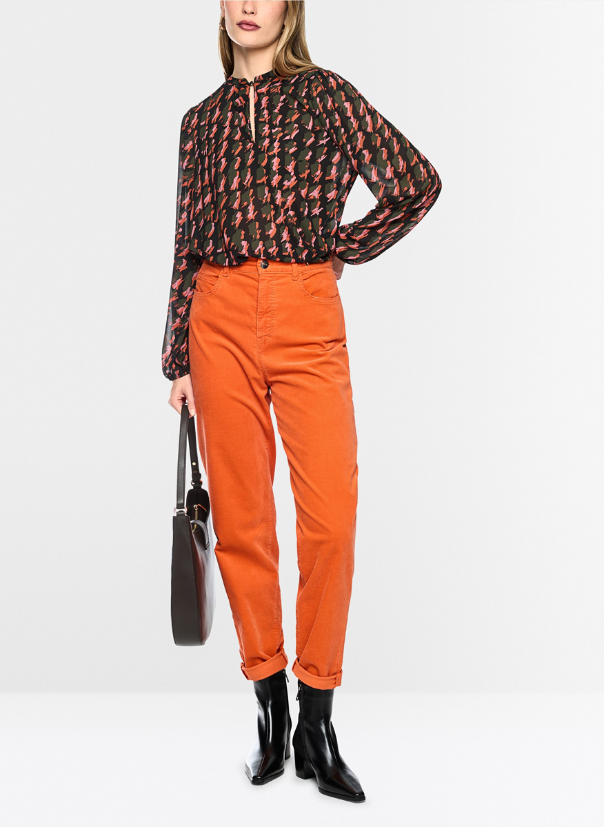 Блуза с принт 'Houndstooth' Marc Cain Collections