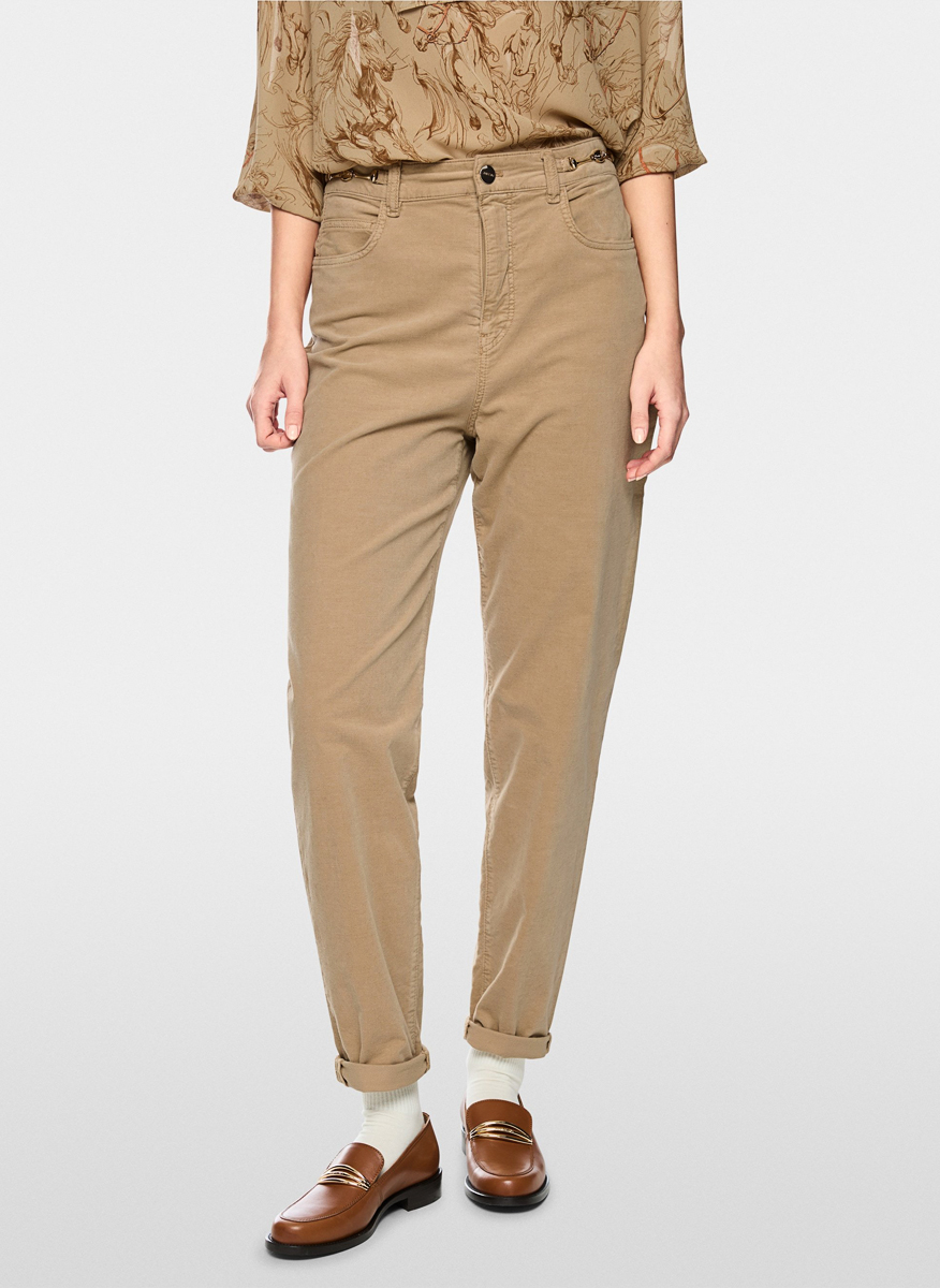 Marc Cain Collections 'Feura' trousers with metal details