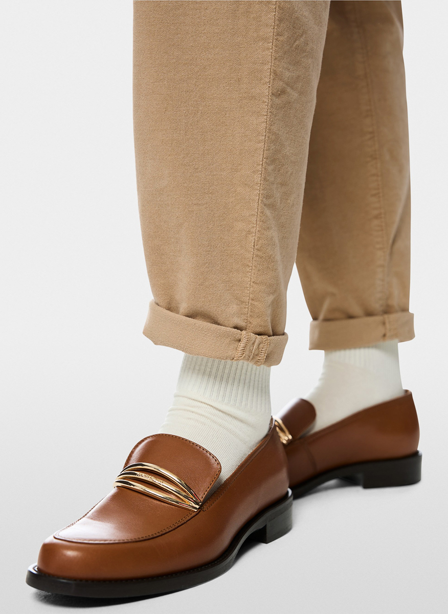 Marc Cain Collections 'Feura' trousers with metal details