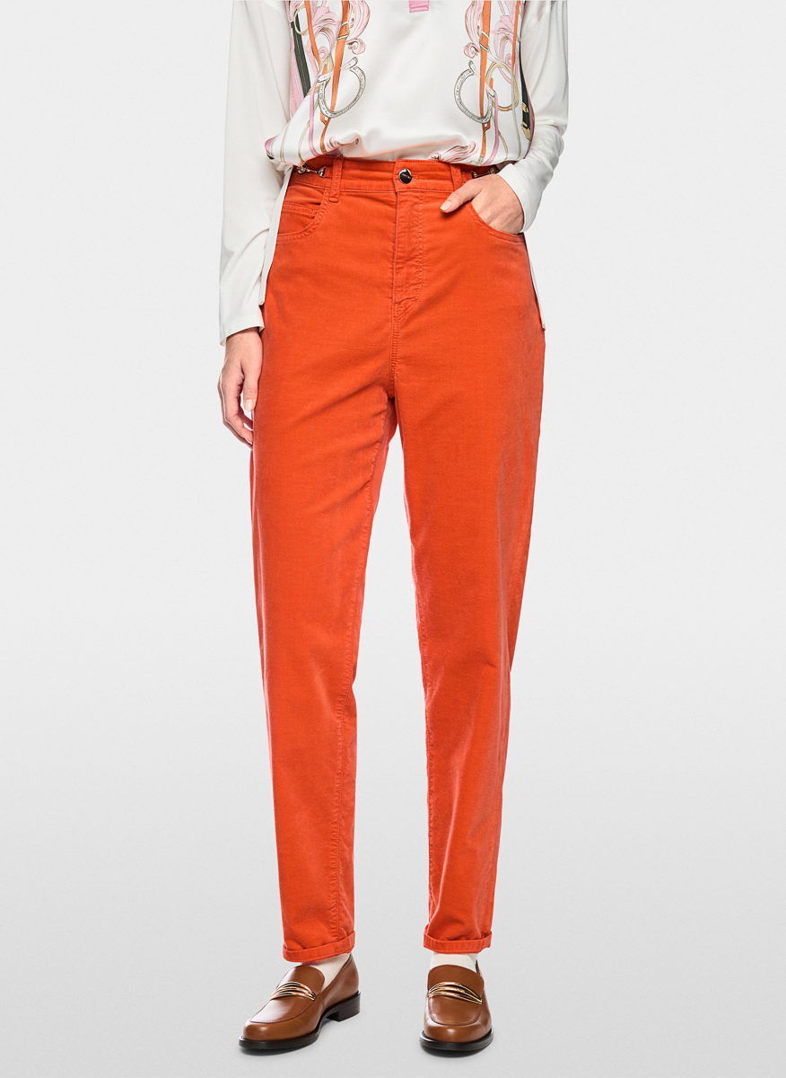 Marc Cain Collections 'Feura' trousers with metal details