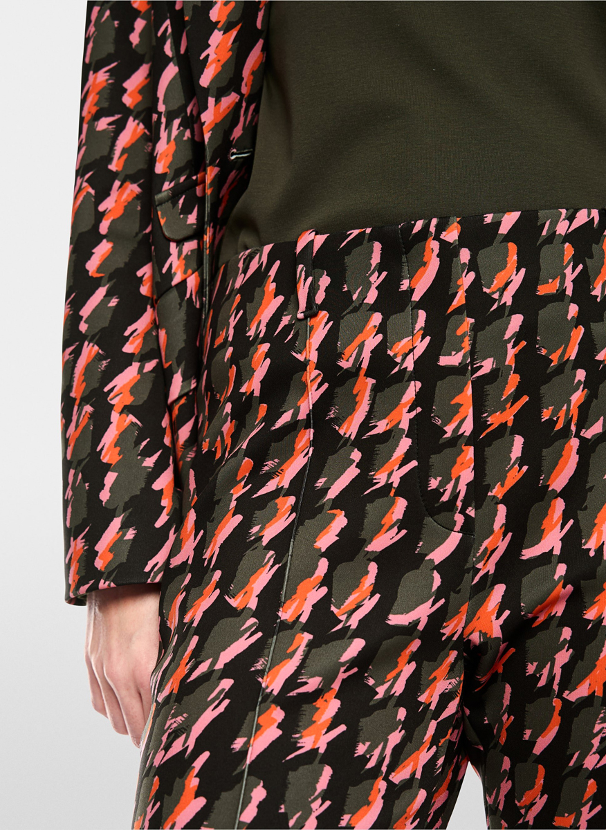 Marc Cain Collections trousers with print
