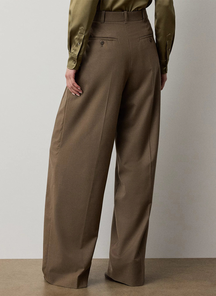 Ralph Lauren 'Clarice' Wool-Blend Trouser
