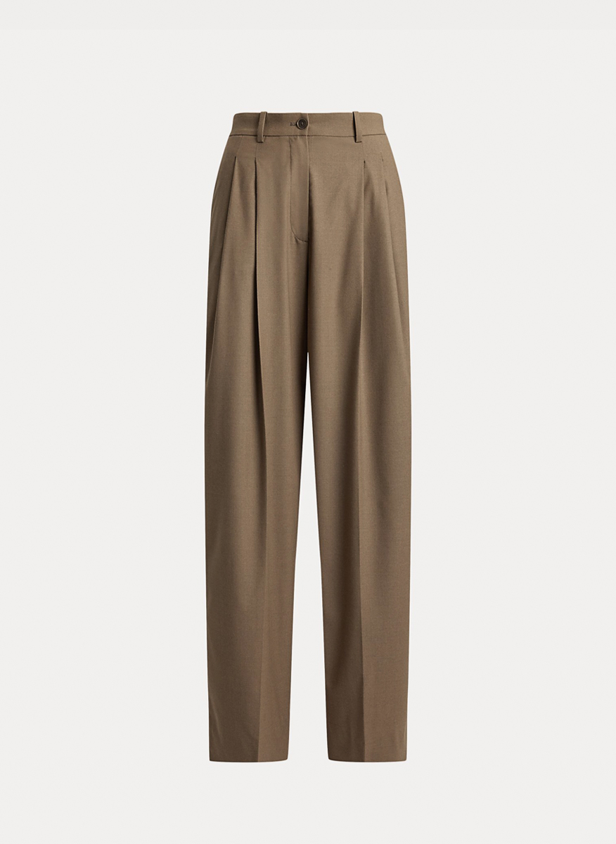 Ralph Lauren 'Clarice' Wool-Blend Trouser