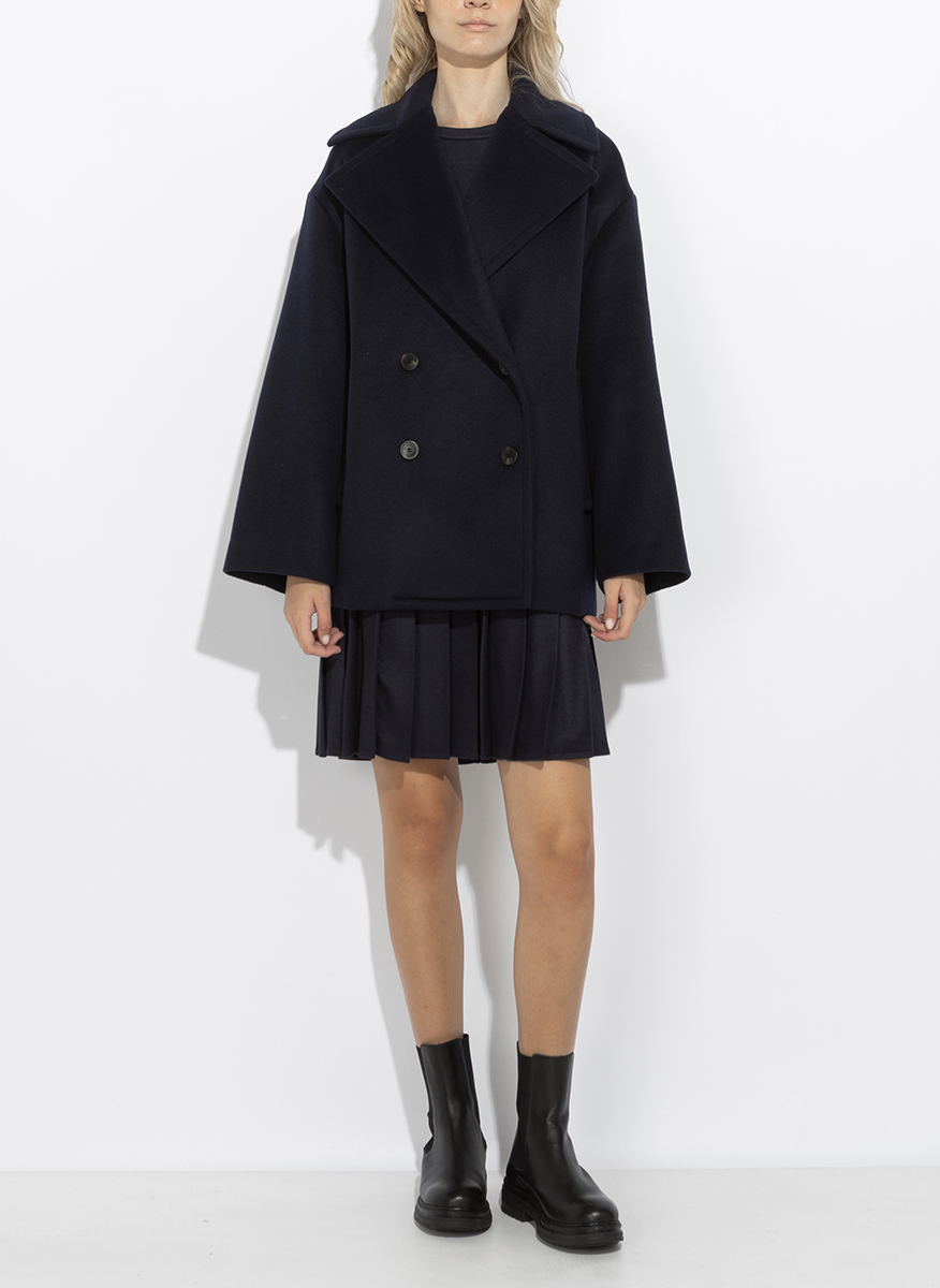 Късо палто от фина вълна Weekend Max Mara Wkdalpe