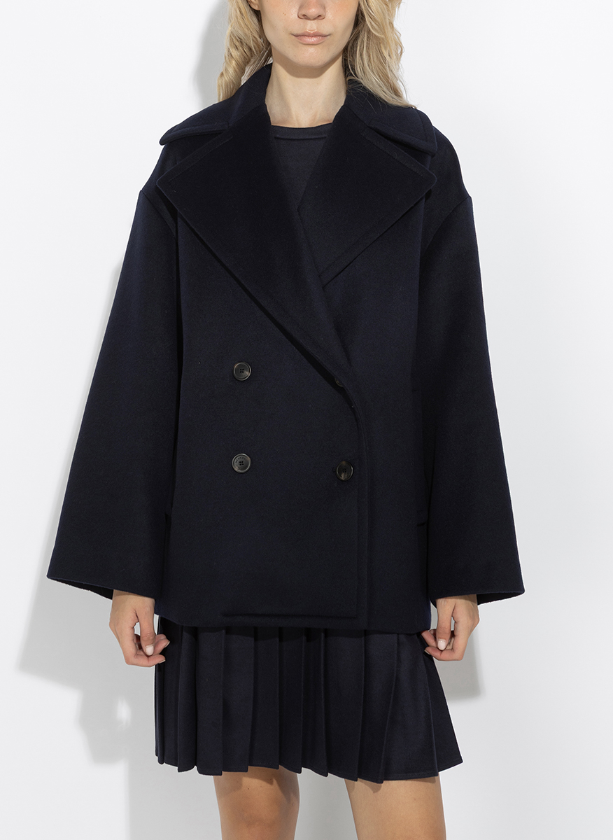 Късо палто от фина вълна Weekend Max Mara Wkdalpe