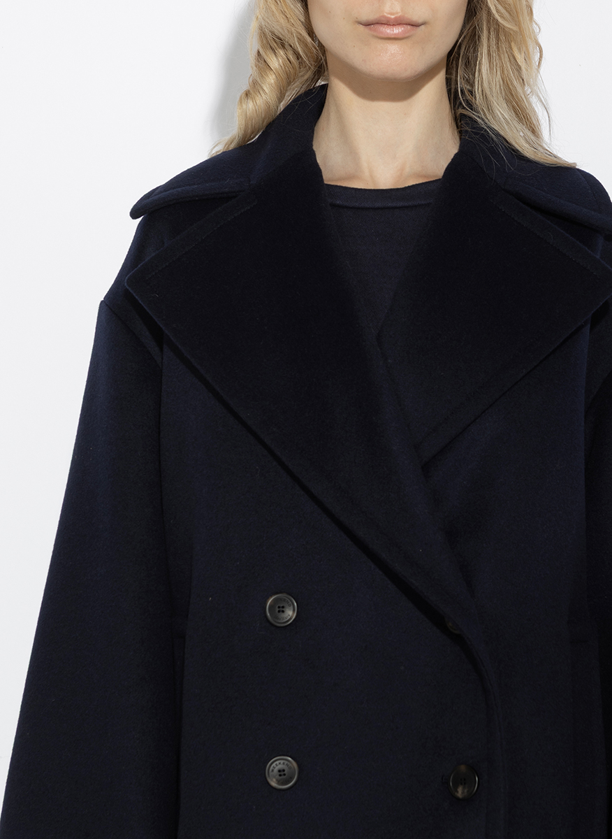 Късо палто от фина вълна Weekend Max Mara Wkdalpe