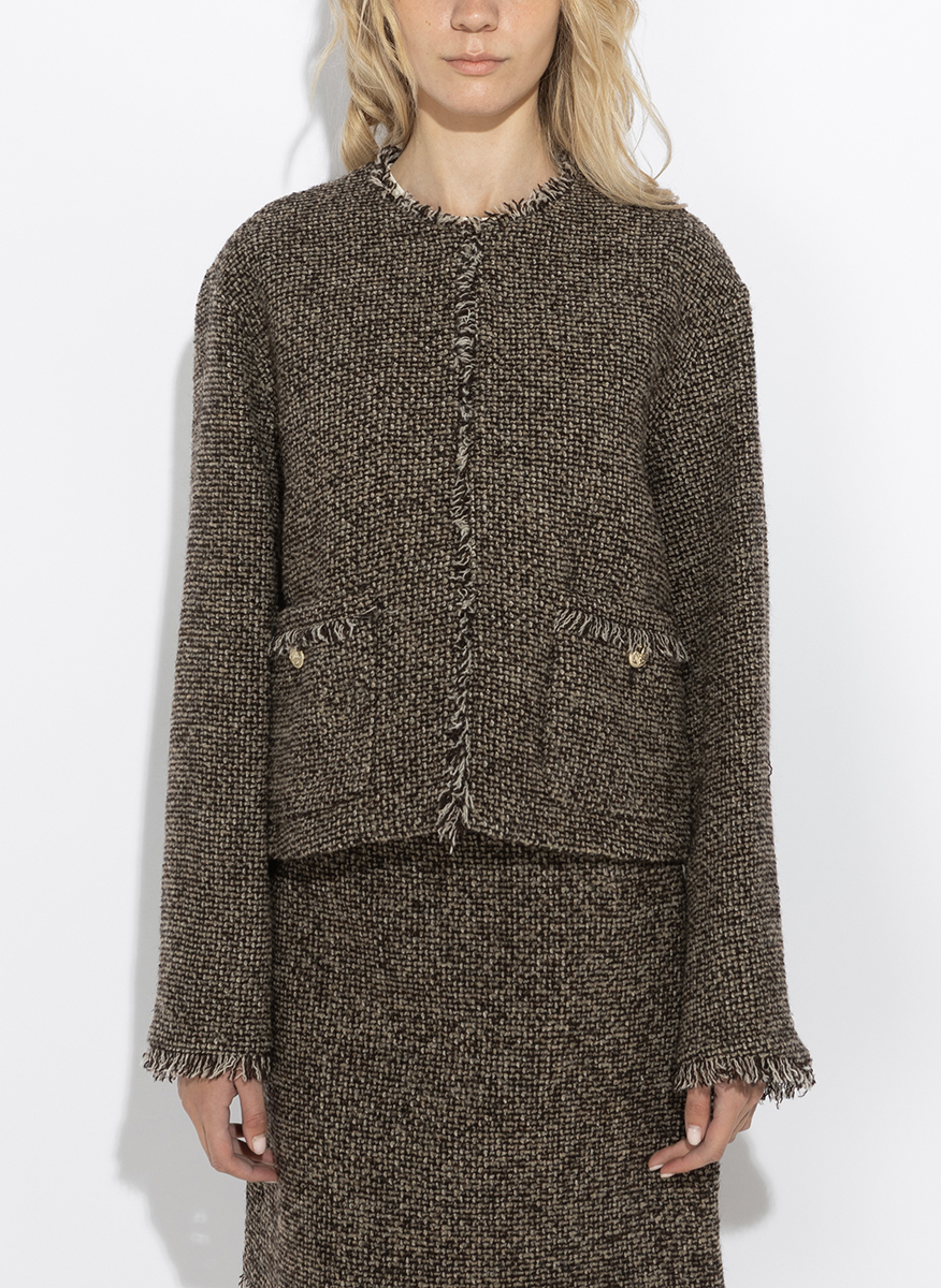 Сако от вълнен 'Tweed' Weekend Max Mara Wkdvento
