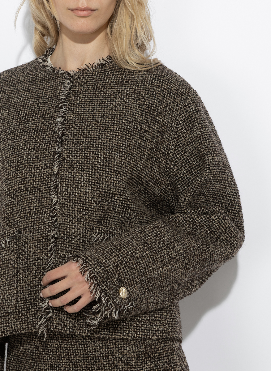 Сако от вълнен 'Tweed' Weekend Max Mara Wkdvento