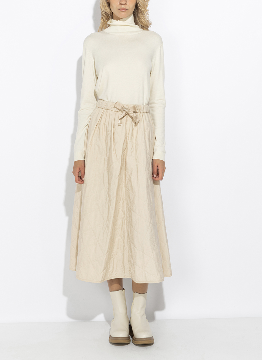 Weekend Max Mara Wkdbriose quilted midi skirt