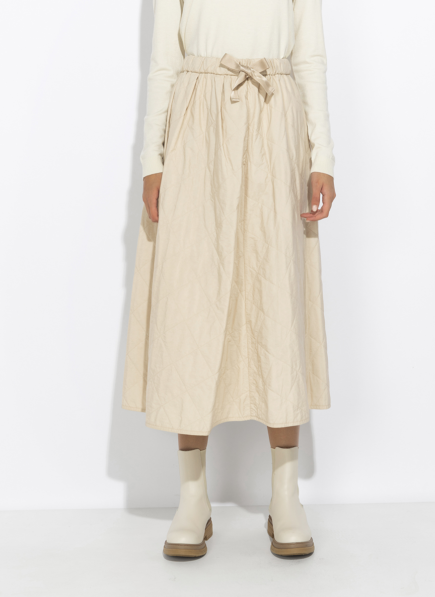 Weekend Max Mara Wkdbriose quilted midi skirt