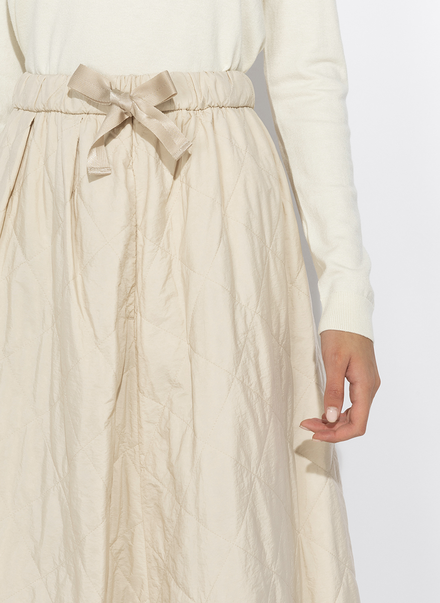 Weekend Max Mara Wkdbriose quilted midi skirt