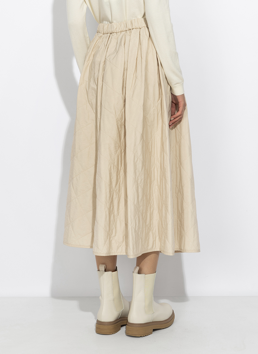 Weekend Max Mara Wkdbriose quilted midi skirt