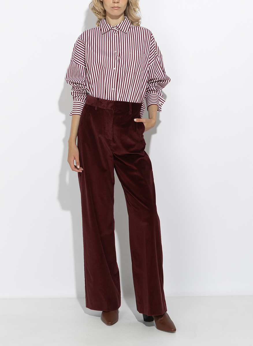 Панталон от рипсено кадифе Weekend Max Mara Wkdtania