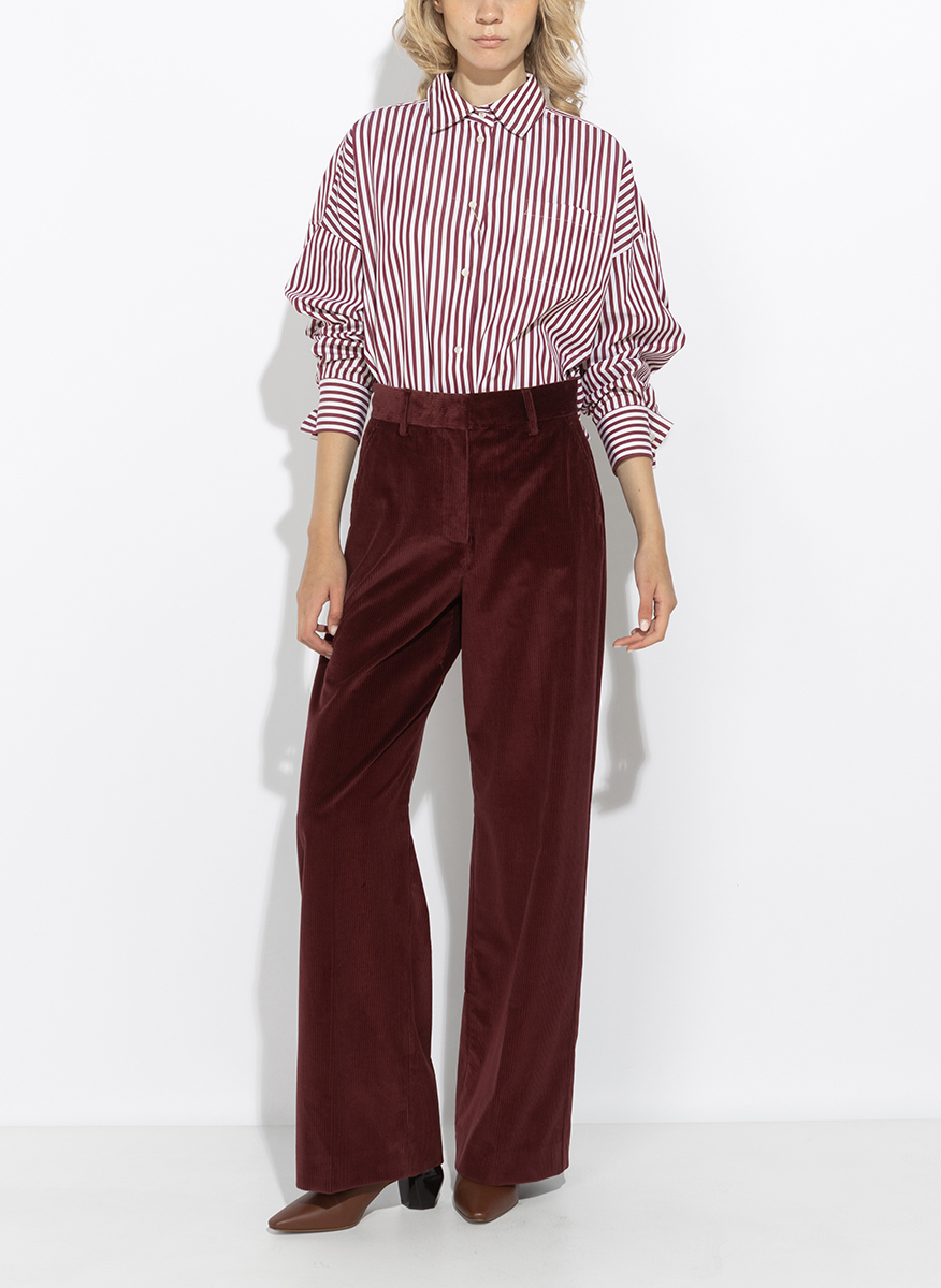 Панталон от рипсено кадифе Weekend Max Mara Wkdtania