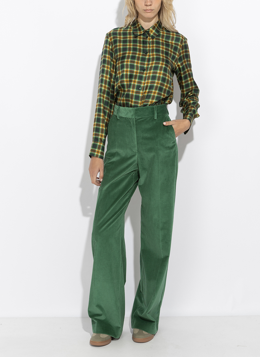 Панталон от рипсено кадифе Weekend Max Mara Wkdtania