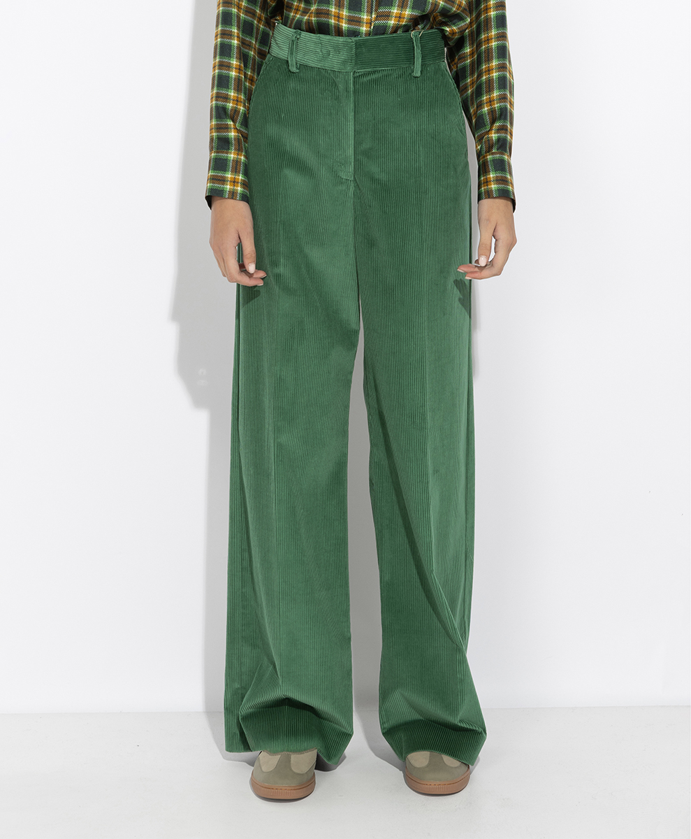 Панталон от рипсено кадифе Weekend Max Mara Wkdtania