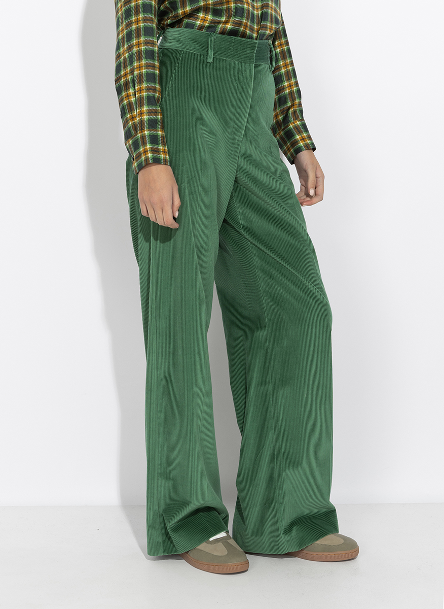 Панталон от рипсено кадифе Weekend Max Mara Wkdtania