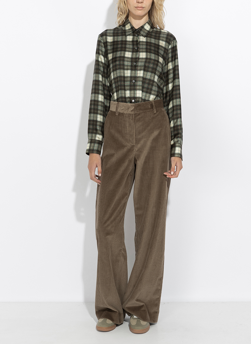 Панталон от рипсено кадифе Weekend Max Mara Wkdtania