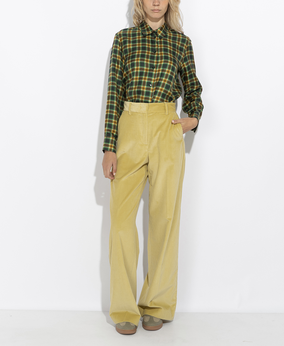 Панталон от рипсено кадифе Weekend Max Mara Wkdtania
