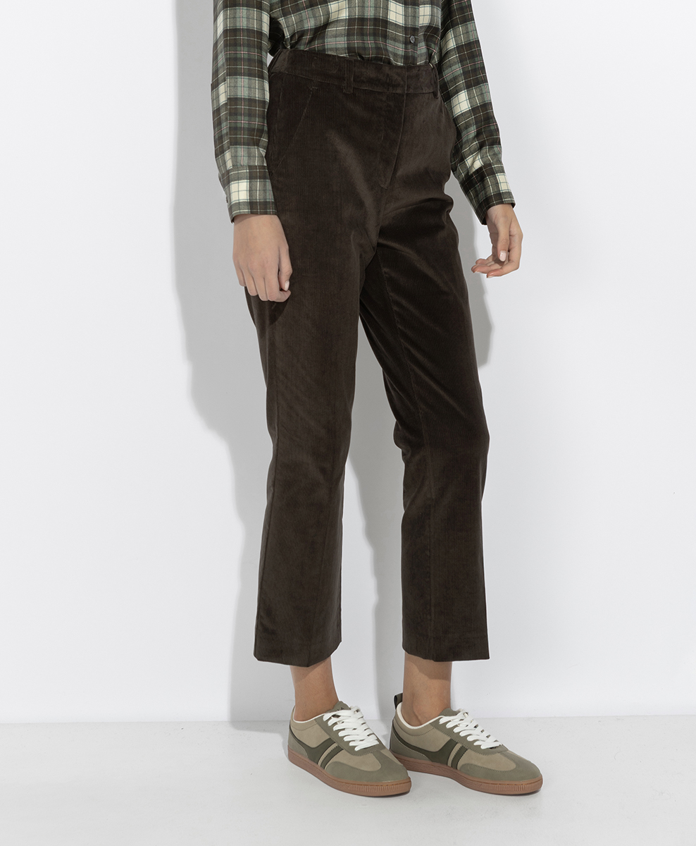 Панталон от рипсено кадифе Weekend Max Mara Wkdmarruca