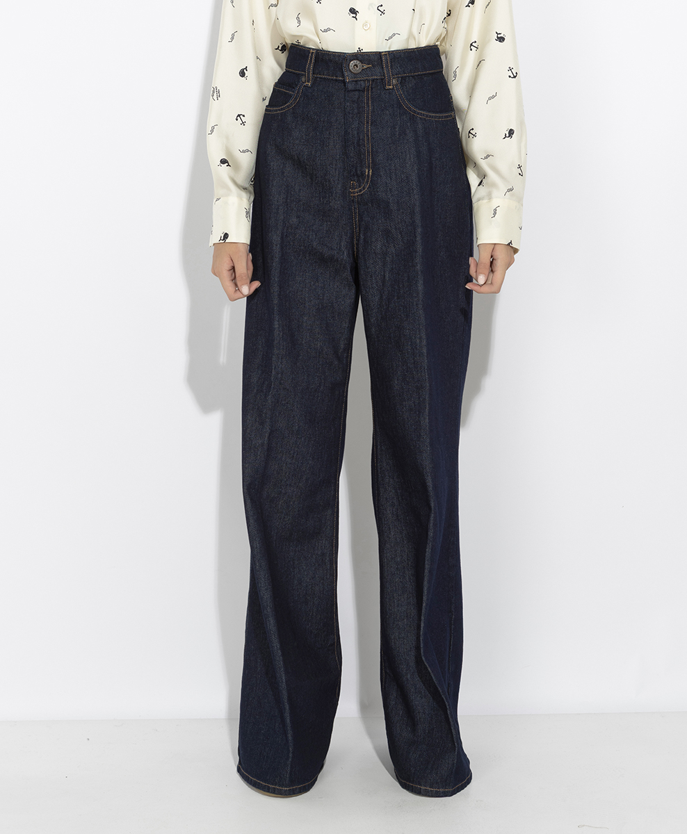 Деним 'Wide-leg' Weekend Max Mara Wkdsport