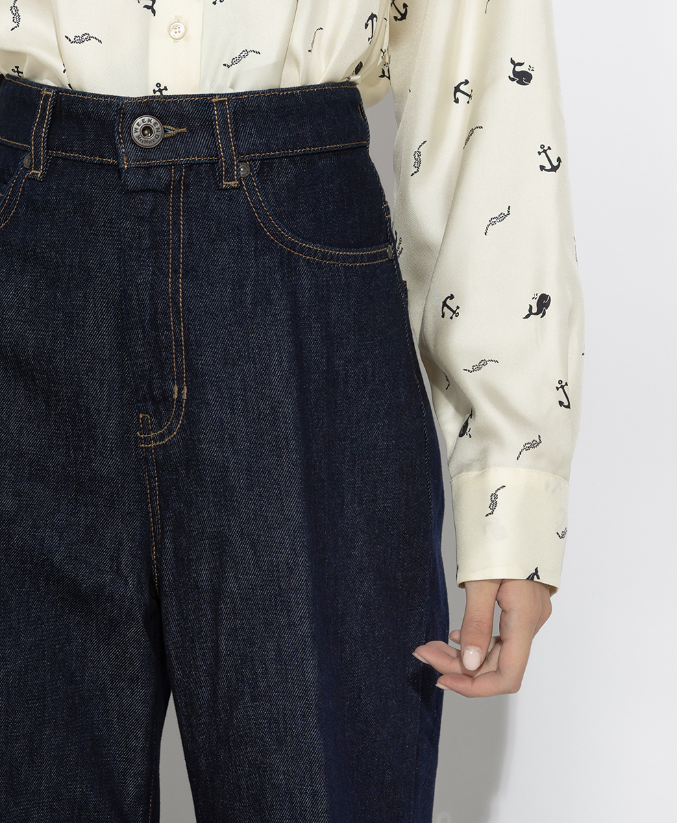 Деним 'Wide-leg' Weekend Max Mara Wkdsport