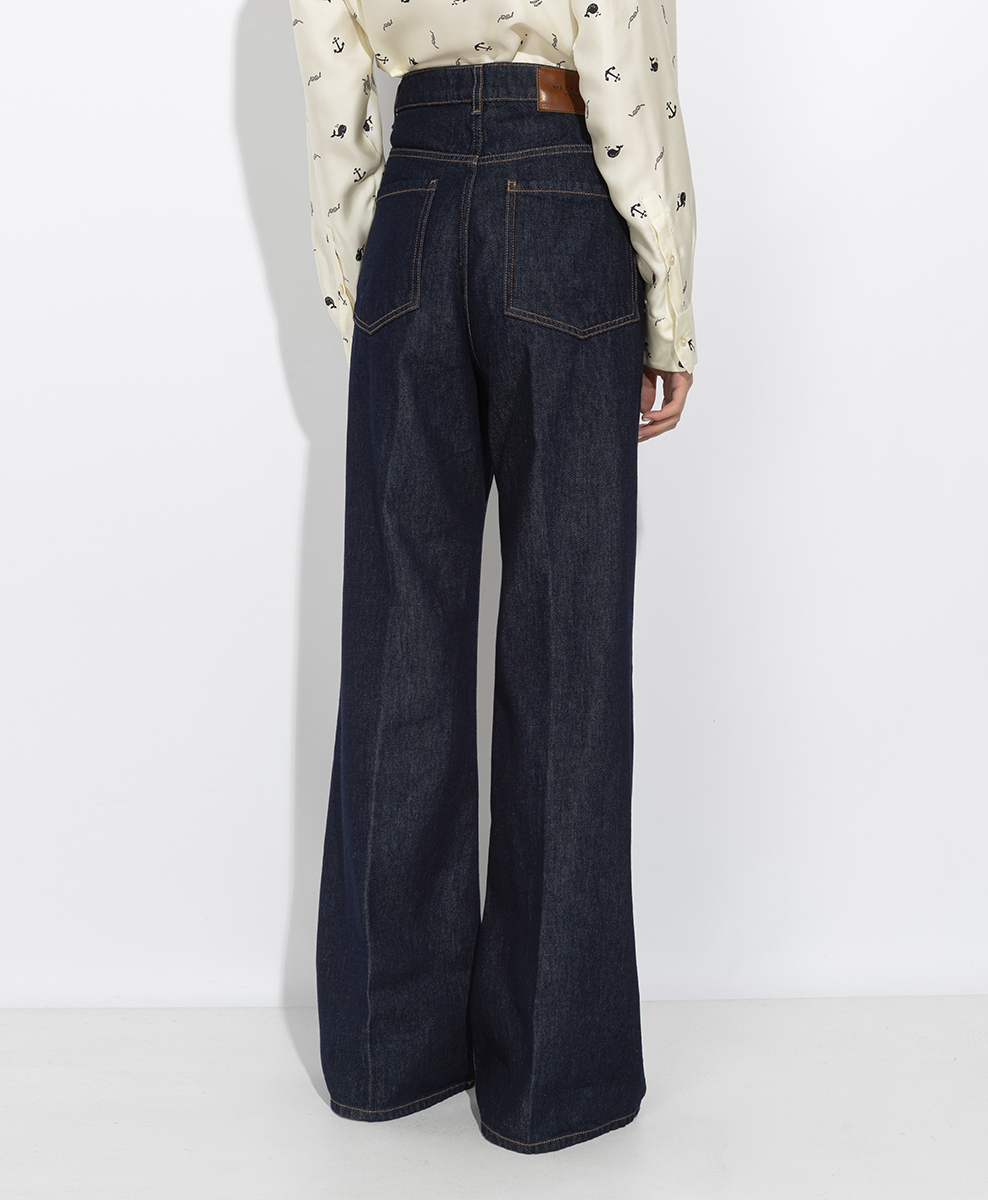 Деним 'Wide-leg' Weekend Max Mara Wkdsport