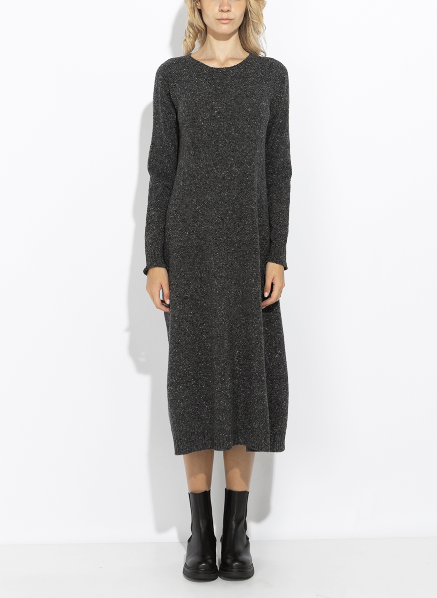 Дълга рокля с вълна и коприна Weekend Max Mara Wkdgoccia
