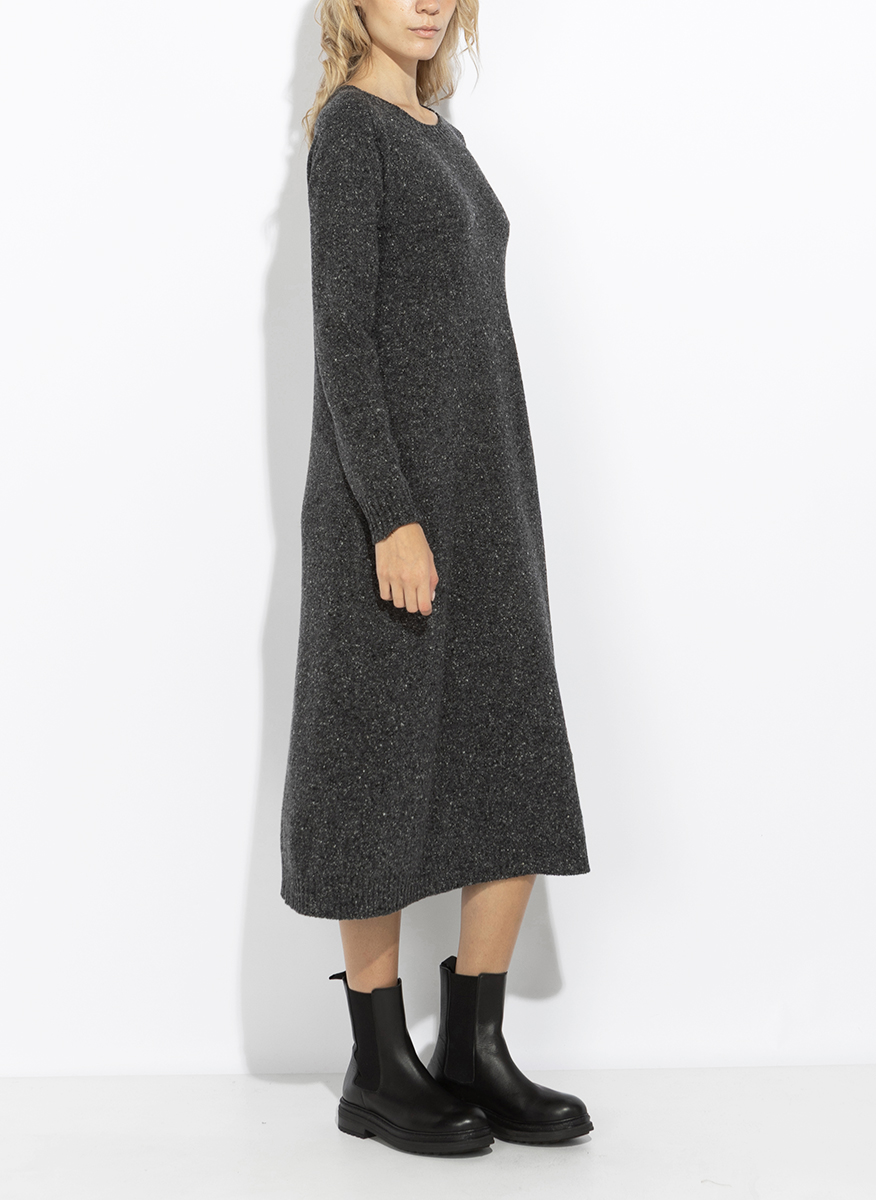 Дълга рокля с вълна и коприна Weekend Max Mara Wkdgoccia