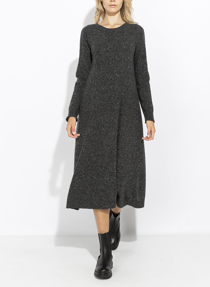 Дълга рокля с вълна и коприна Weekend Max Mara Wkdgoccia