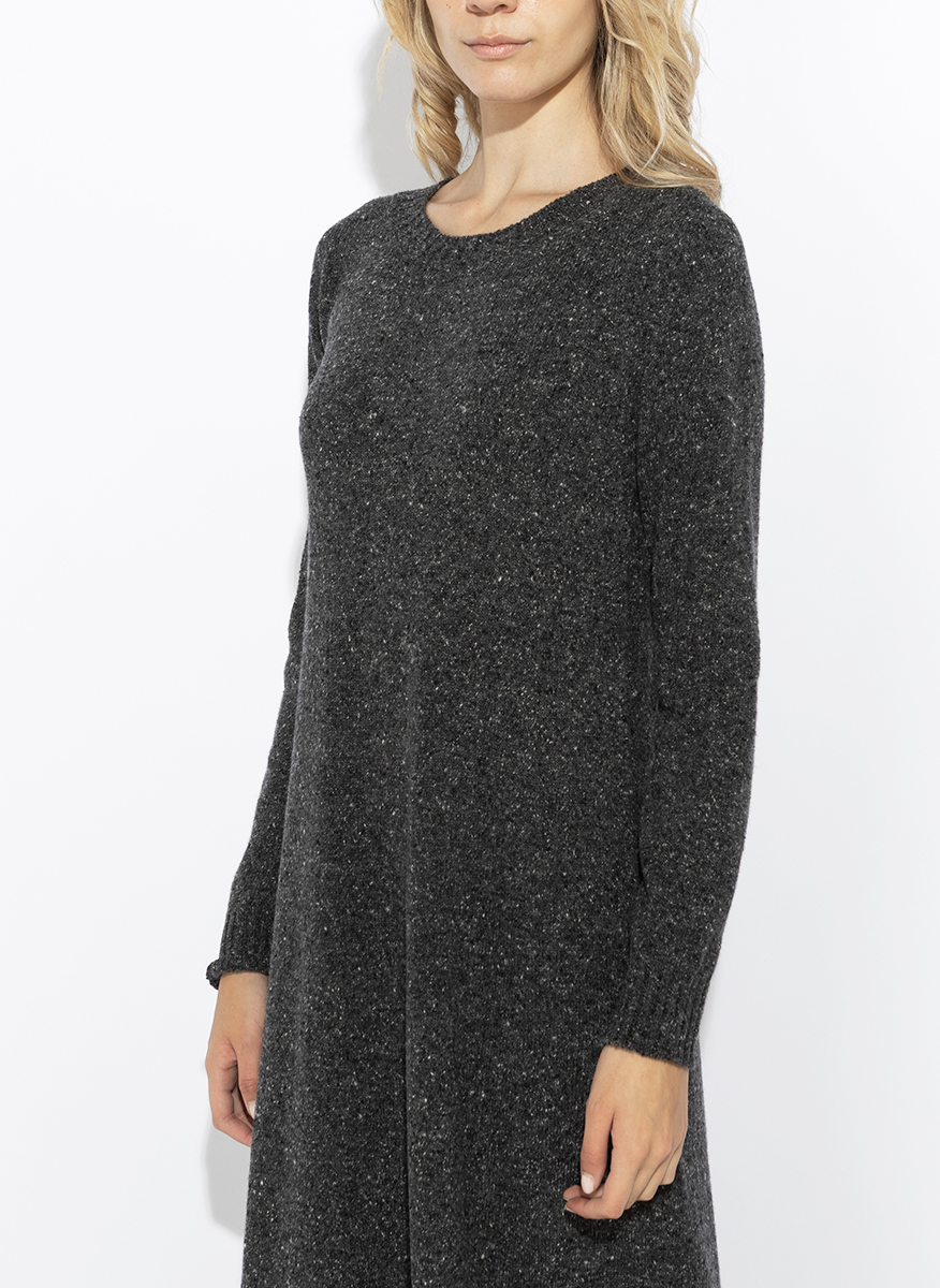 Дълга рокля с вълна и коприна Weekend Max Mara Wkdgoccia