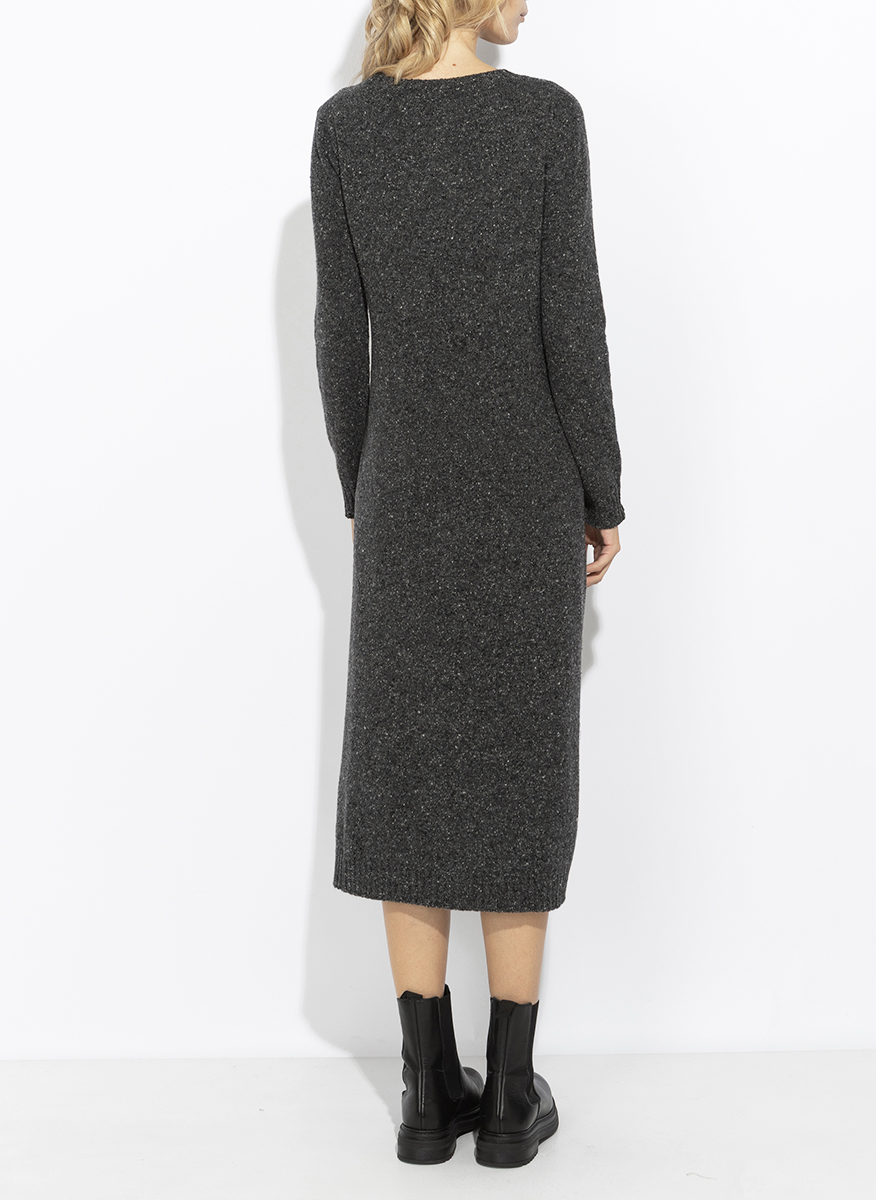 Дълга рокля с вълна и коприна Weekend Max Mara Wkdgoccia