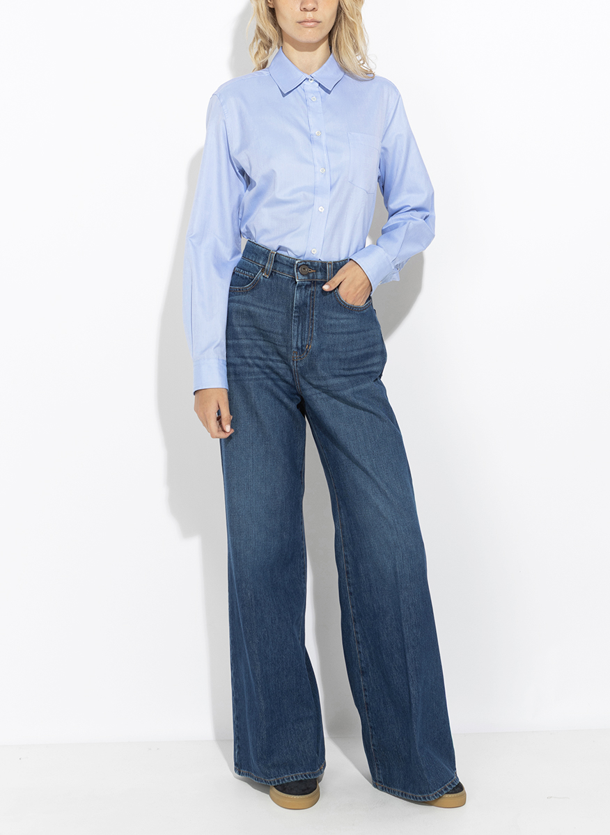 Деним 'Wide-leg' Weekend Max Mara Wkdsport
