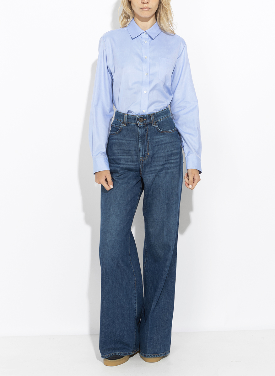 Деним 'Wide-leg' Weekend Max Mara Wkdsport